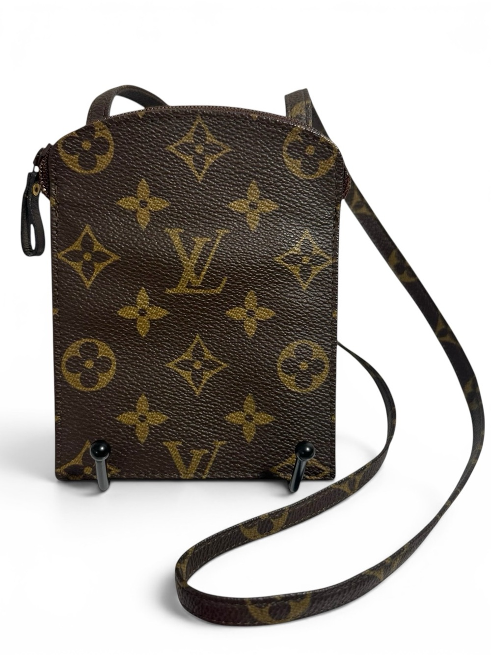 Louis Vuitton Monogram Leather Pochette Secret Vintage Shoulder Bag
